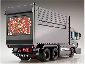 デコトラプラモデル　アオシマ 1/32 海峡道塾 怒濤　完成品　デカ箱　ダンプ デコトラプラモデル アオシマ 1/32 海峡道塾 怒濤 完成品 デカ箱